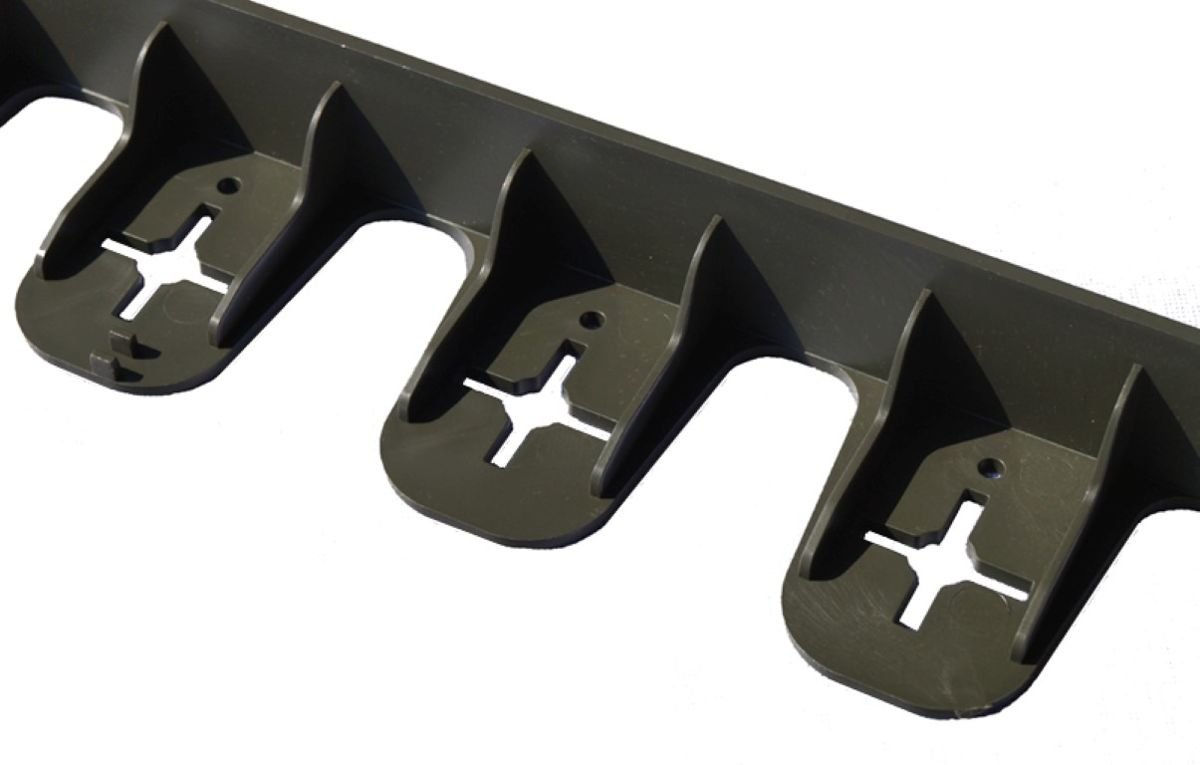 Flexi neviditeľný obrubník , výška 45 mm - zelený