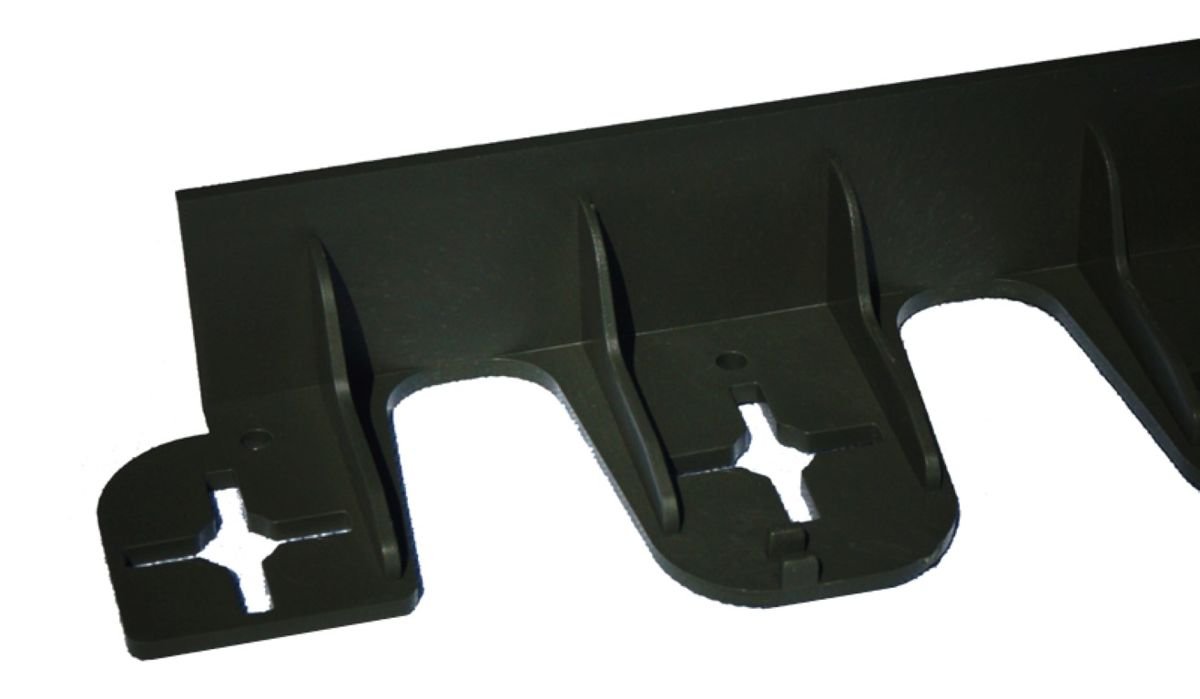 Flexi neviditeľný obrubník , výška 60 mm - čierny