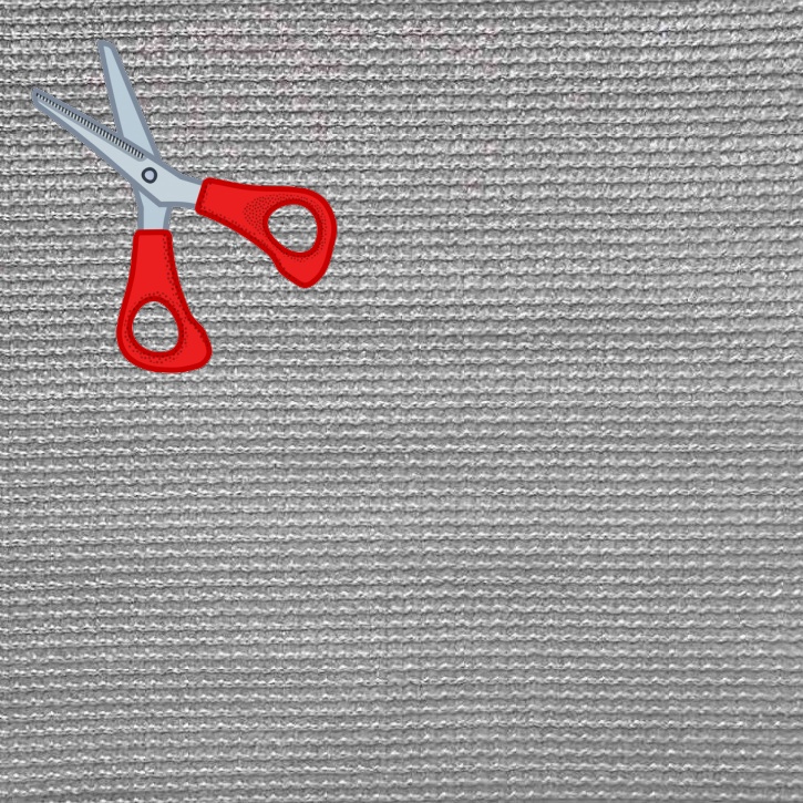 Tieniaca tkanina 180 g/m2, tmavo šedá, výška 1,2m - metráž