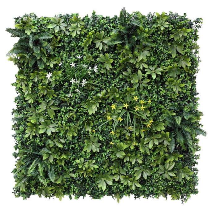 WALL GREEN color mix Shefflera, dielec 100 x 100 cm