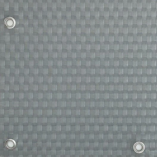 Balkónová zástena - umelý ratan, 1,1x6m - svetlo šedá - VÝPREDAJ