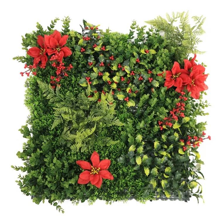 MINI WALL GREEN Christmas star, dielec 50 x 50 cm