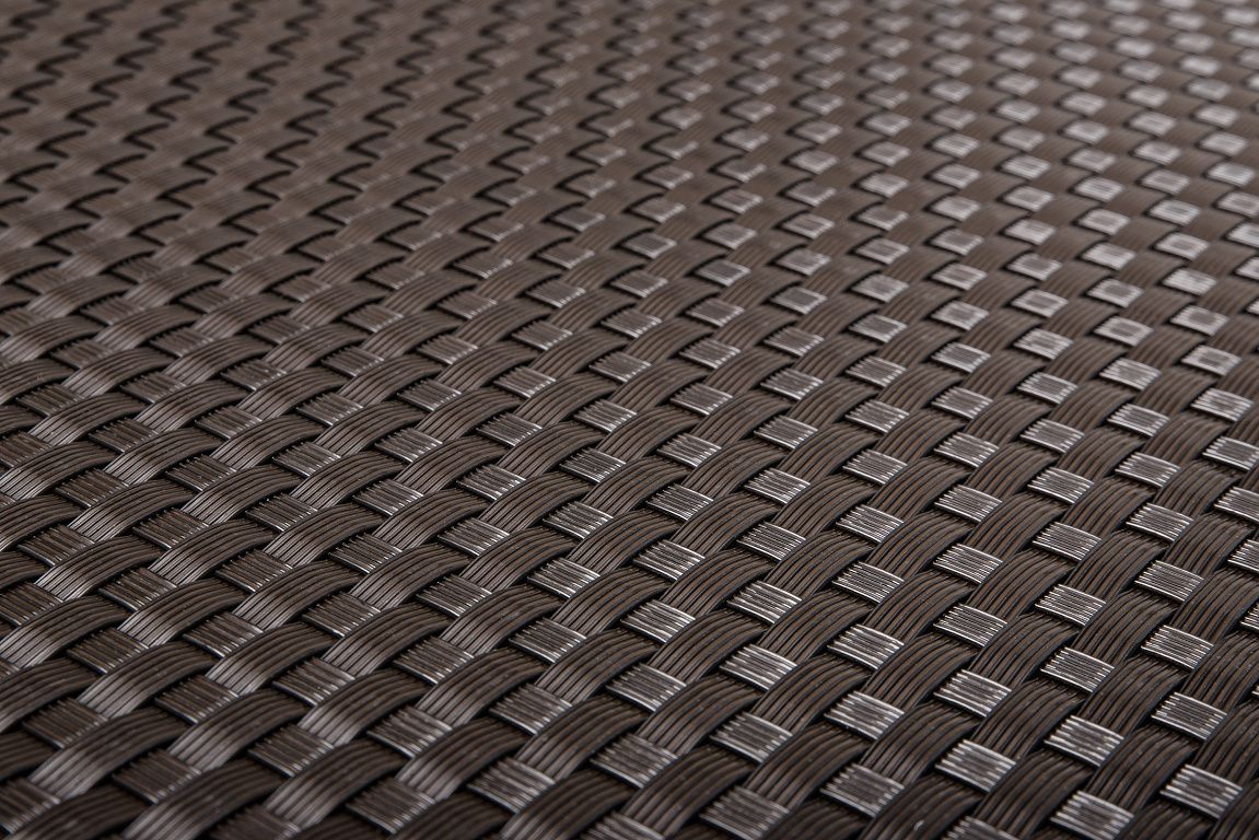 Umelý ratan - tmavo hnedá, rozmer 1,04x1,55 m - VÝPREDAJ