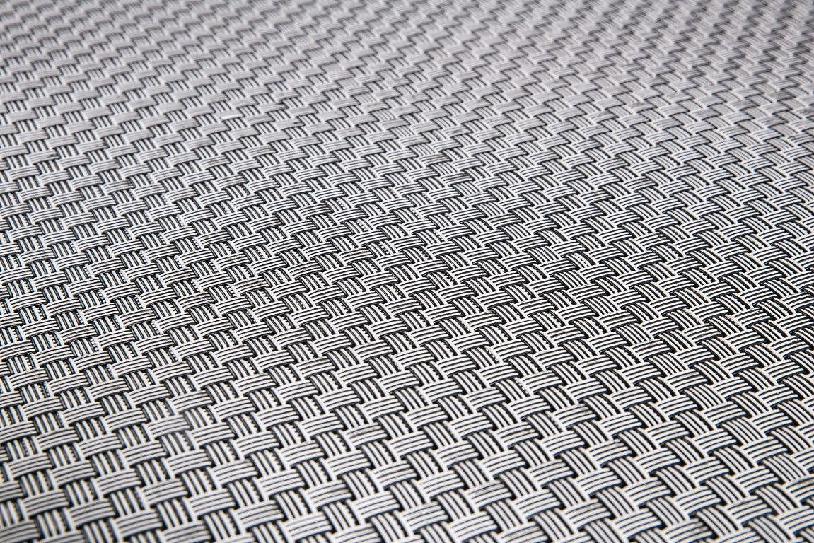 Umelý ratan - čierno-bielá, balenie 1x20m