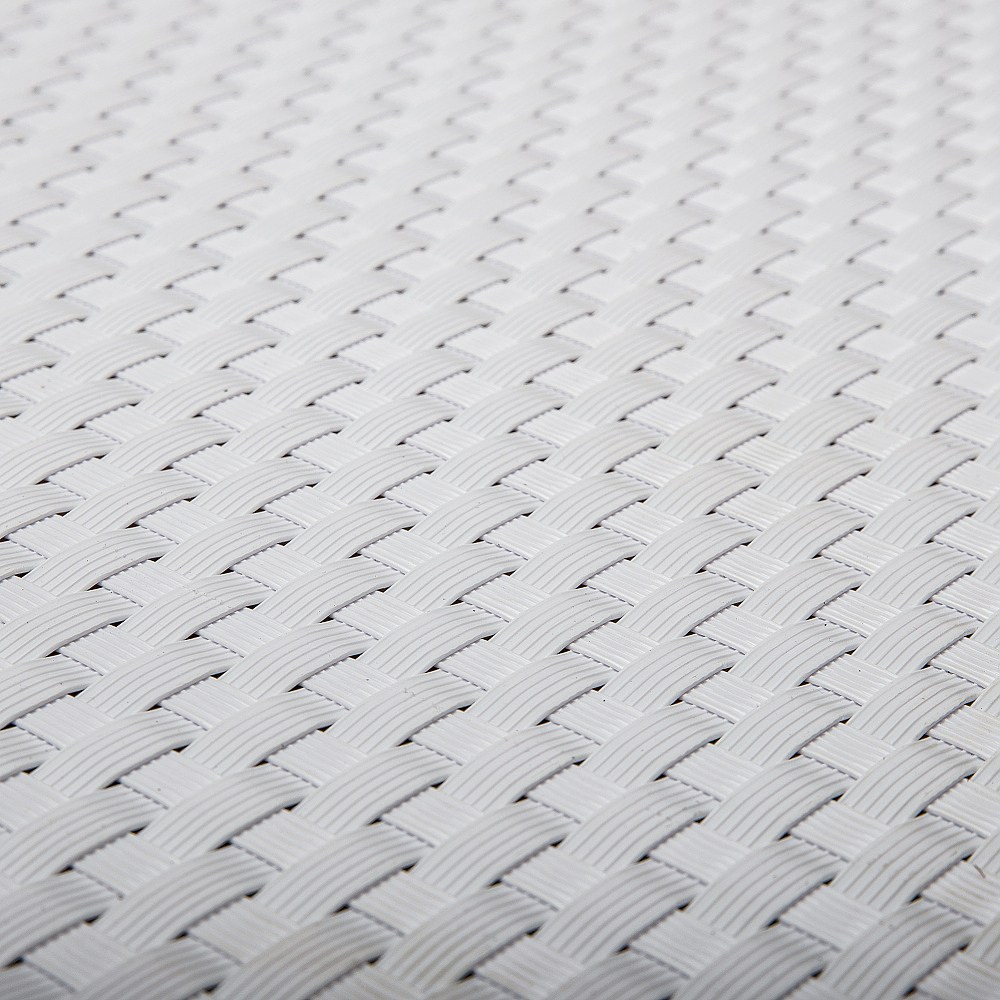 Ratanový tieniaci pás - biela, 19cm x 2,55m