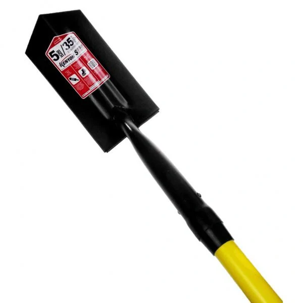 Drážkovacia lopata 5" S550 so sklolaminátovou násadou a mäkčeným úchytom, 35°