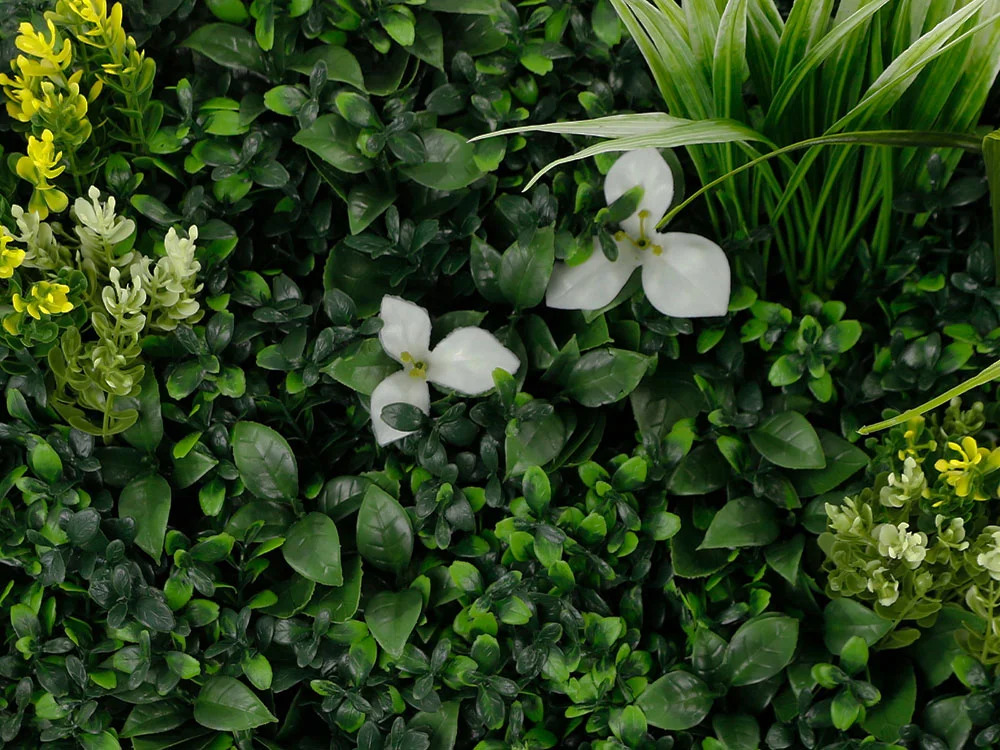 MINI WALL GREEN orchid and fern, dielec 50 x 50 cm