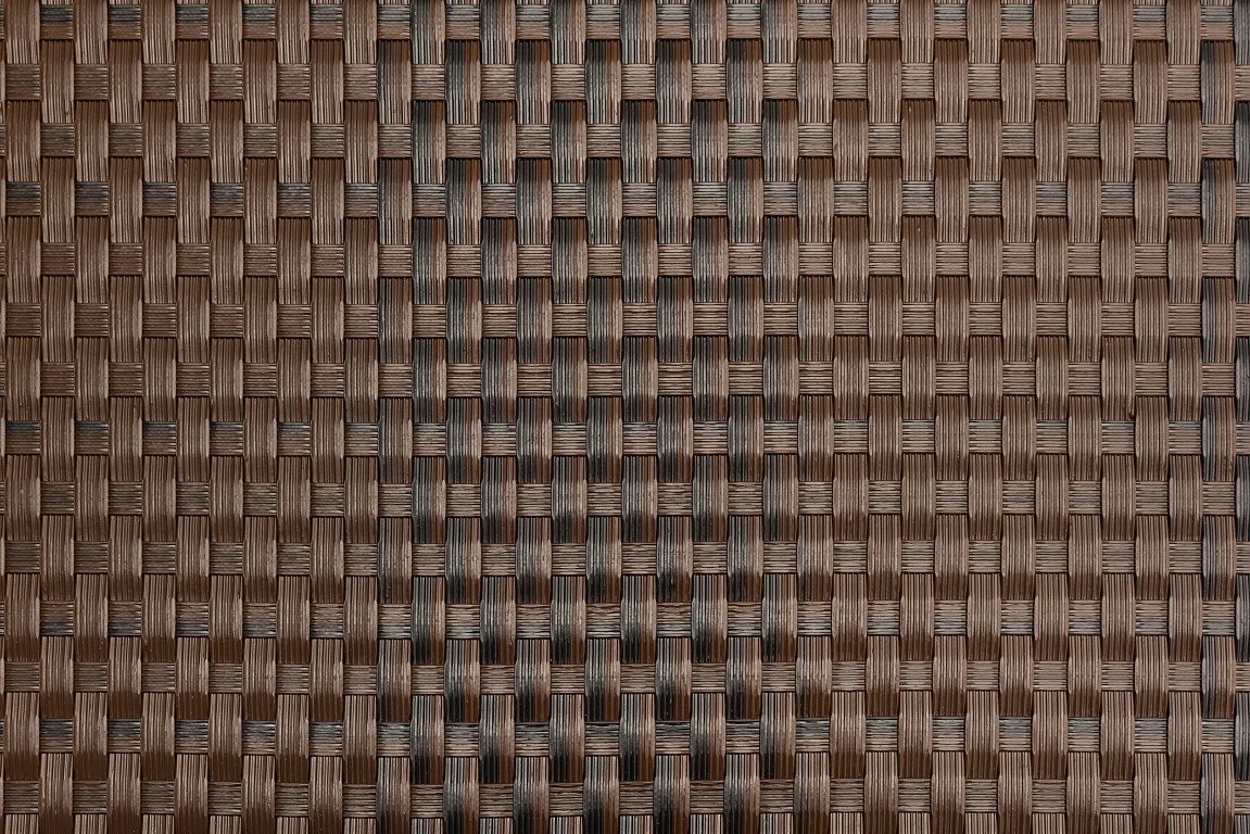 Umelý ratan - čierno-hnedá, balenie 1x20m