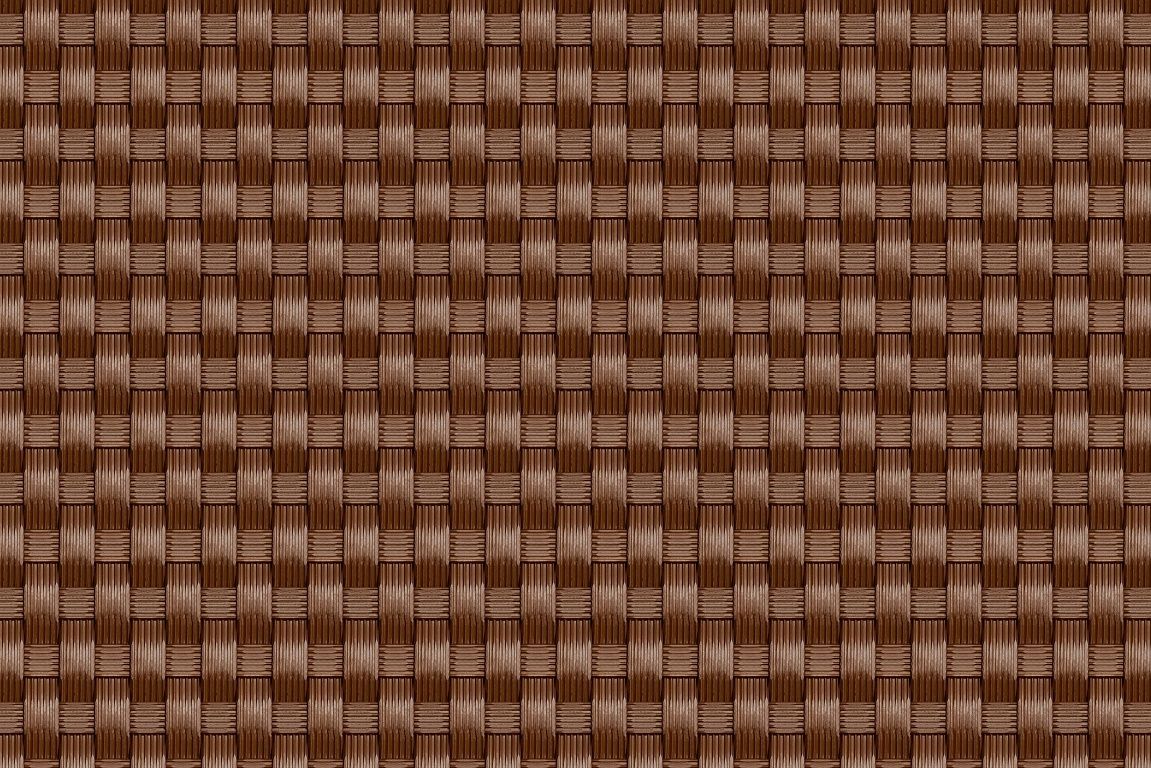 Umelý ratan - hnedá, balenie 0,9x20m