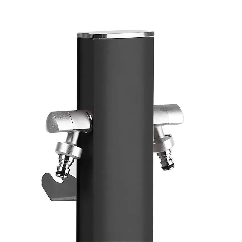 Záhradný stĺpik TOTEM - čierny
