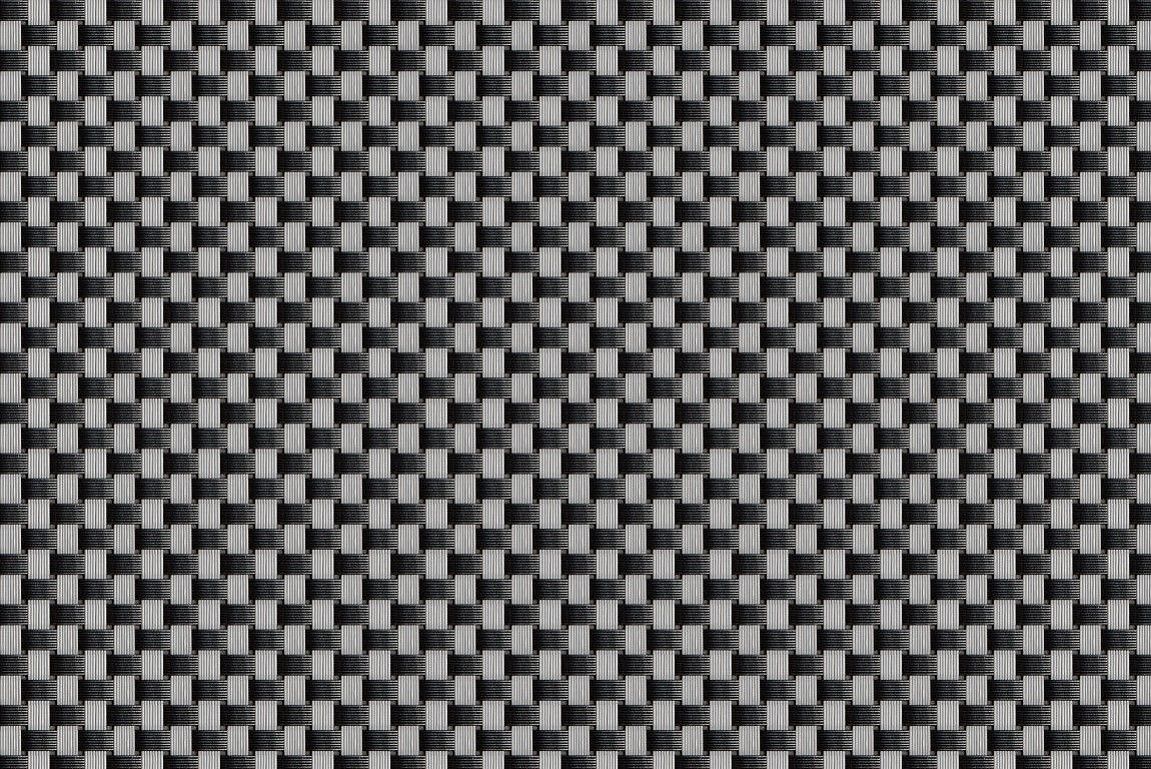 Umelý ratan - čierno-šedá, balenie 0,9x20m