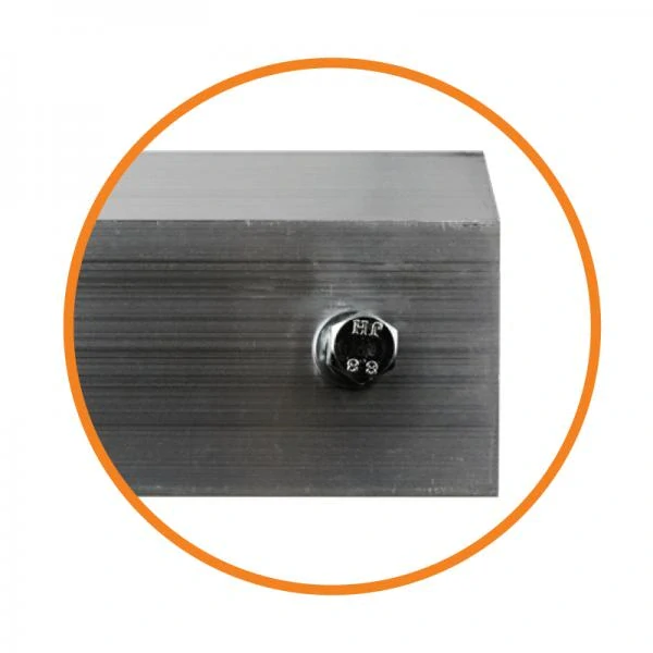 KL obojstranná zrovnavačka bez zubov  40cm