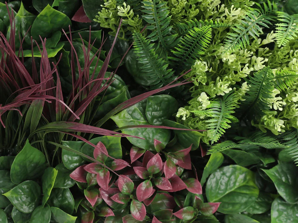 MINI WALL GREEN rich mix of plants, dielec 50 x 50 cm