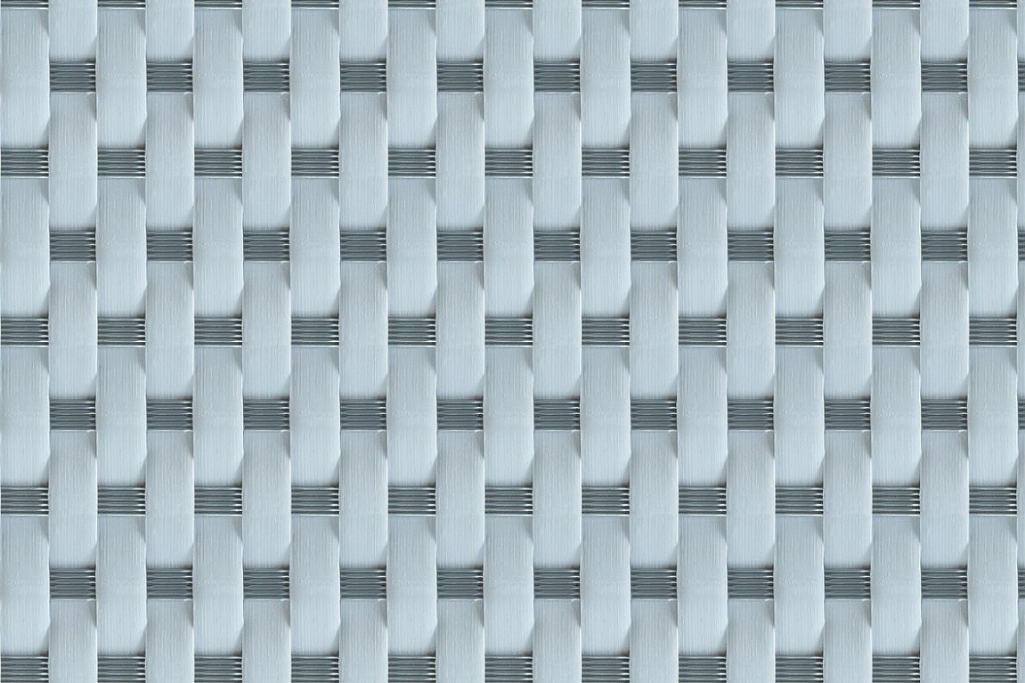 Umelý ratan - svetlo šedá-tmavo šedá, balenie 1x20m