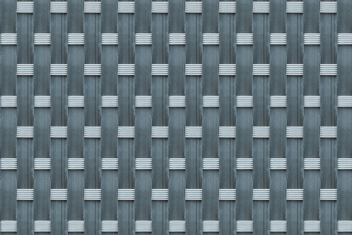 Umelý ratan - tmavo šedá-svetlo šedá, balenie 1x20m