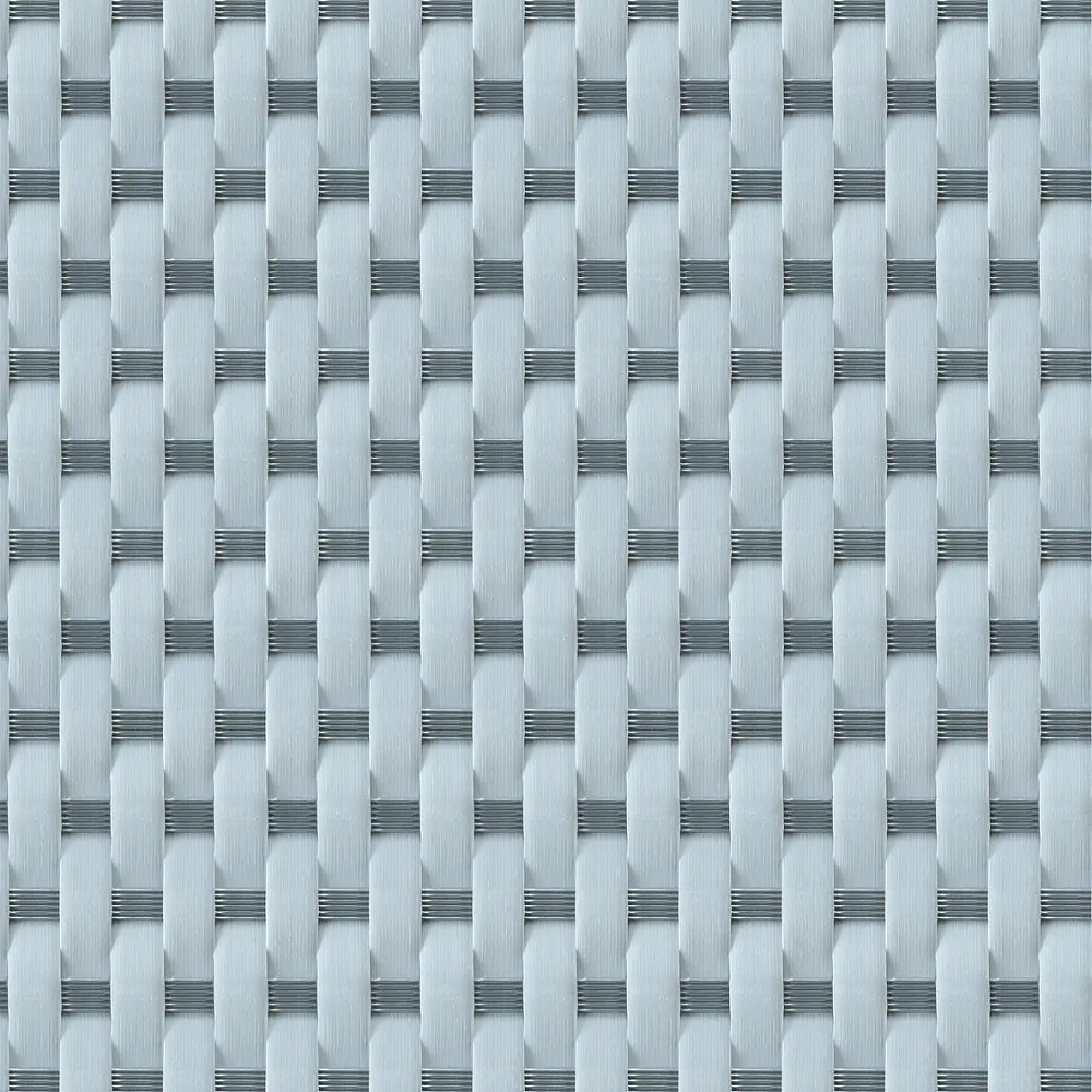 Ratanový tieniaci pás - svetlo šedá-tmavo šedá, 19cm x 2,55m