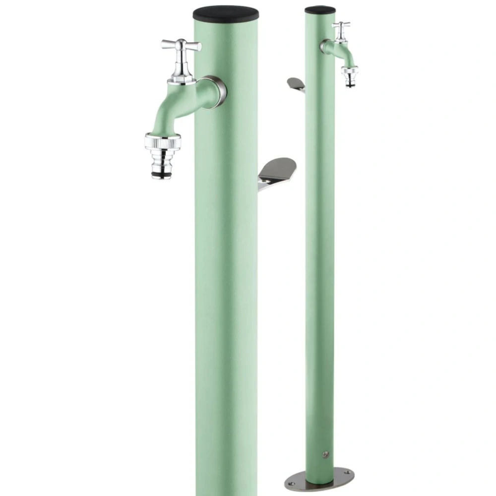 Záhradný stĺpik GROUND LOOP - sivozelená