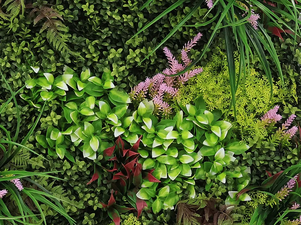 WALL GREEN Heather moss plant, dielec 100 x 100 cm