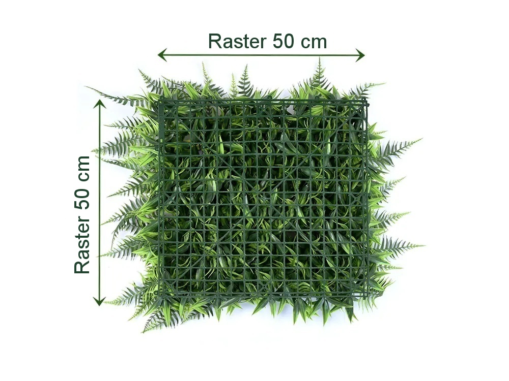 MINI WALL GREEN bush, dielec 50 x 50 cm
