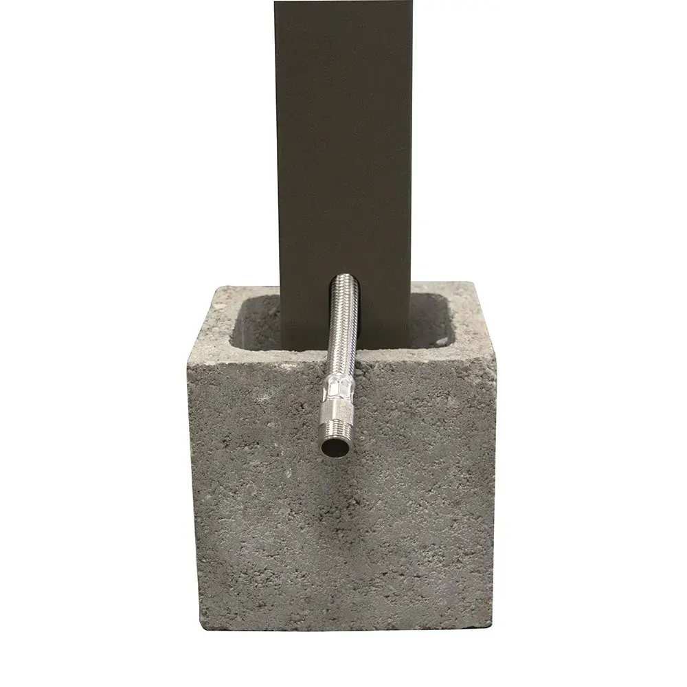 Záhradný stĺpik TOTEM - čierny