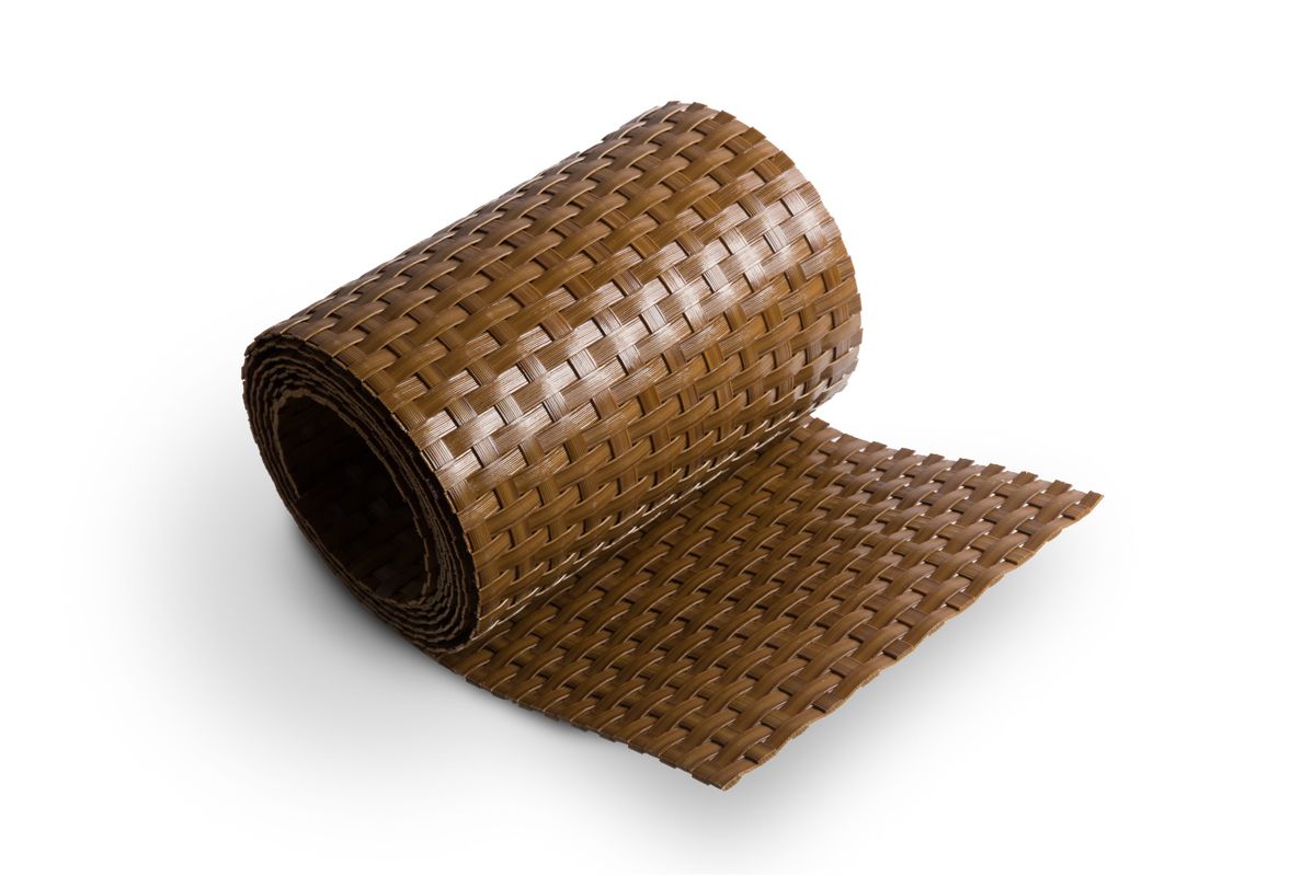 Ratanový tieniaci pás - medovo hnedá, 19cm x 2,55m