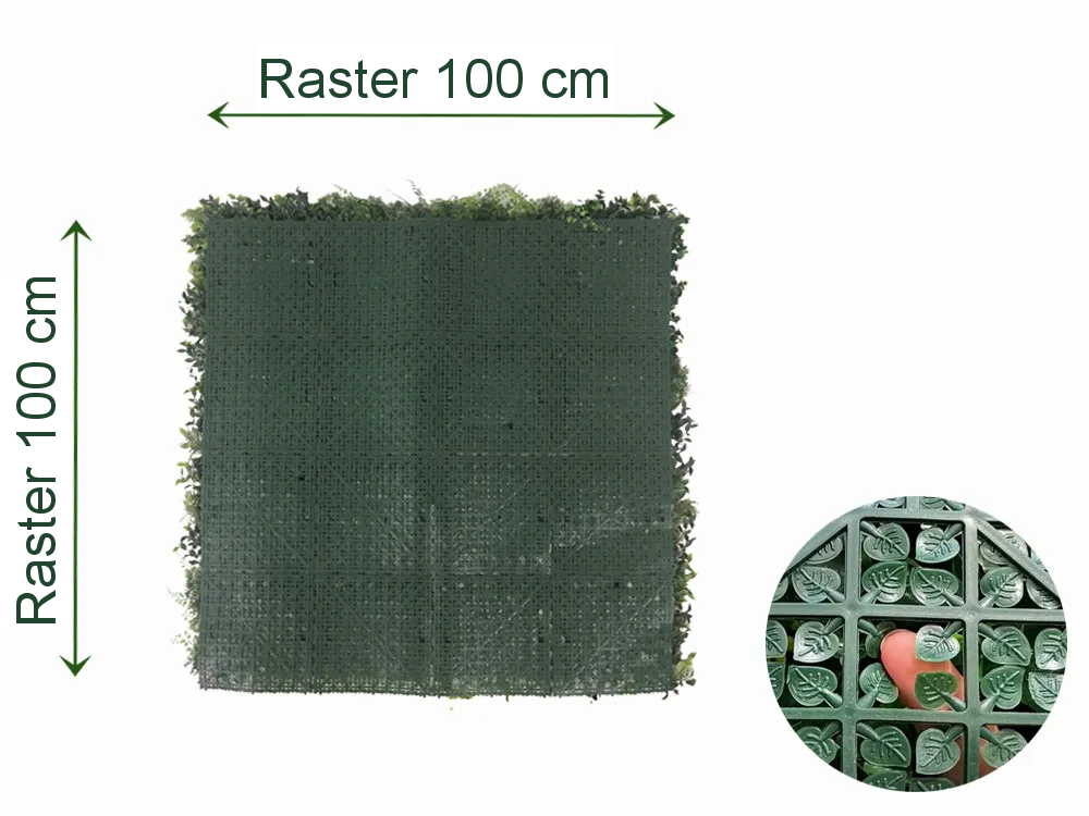 WALL GREEN mix, dielec 100 x 100 cm