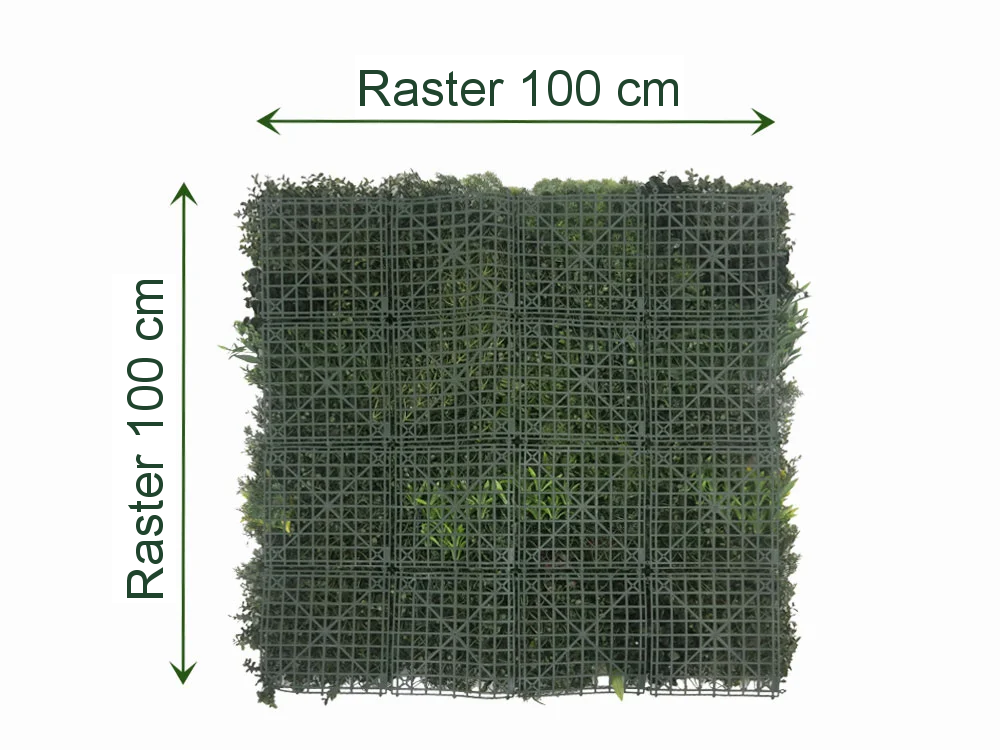 WALL GREEN color mix JUNGLE, dielec 100 x 100 cm