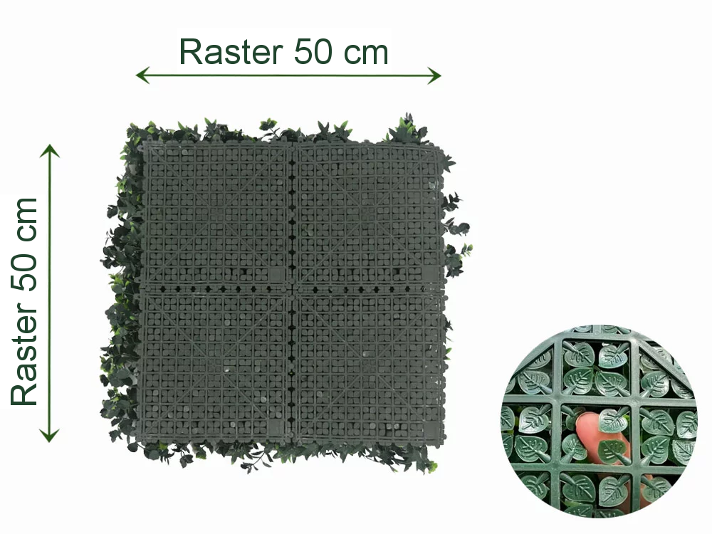 MINI WALL GREEN Hedera, dielec 50 x 50 cm