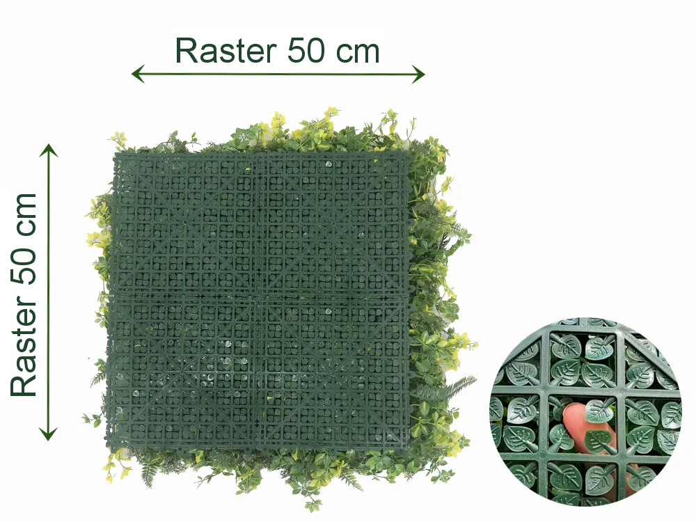 MINI WALL GREEN herb, dielec 50 x 50 cm