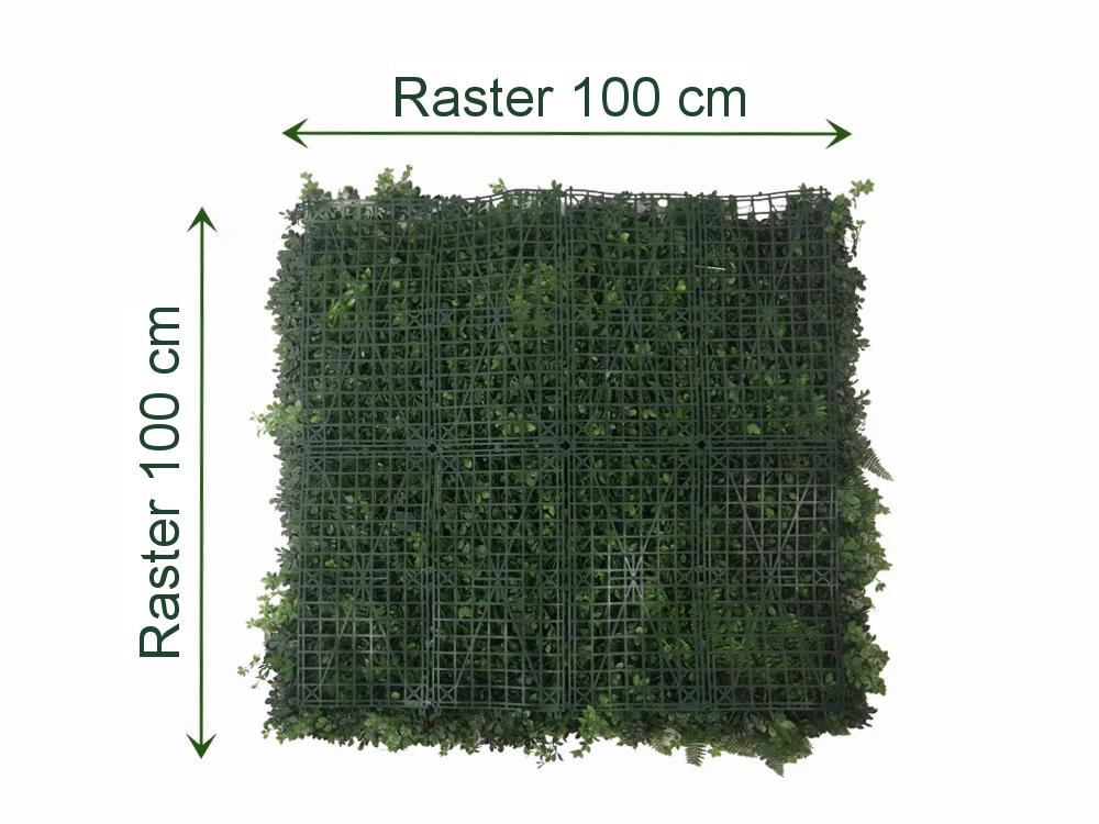 WALL GREEN color grass, dielec 100 x 100 cm