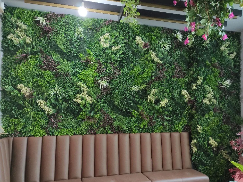 WALL GREEN red magic Jungle, dielec 100 x 100 cm