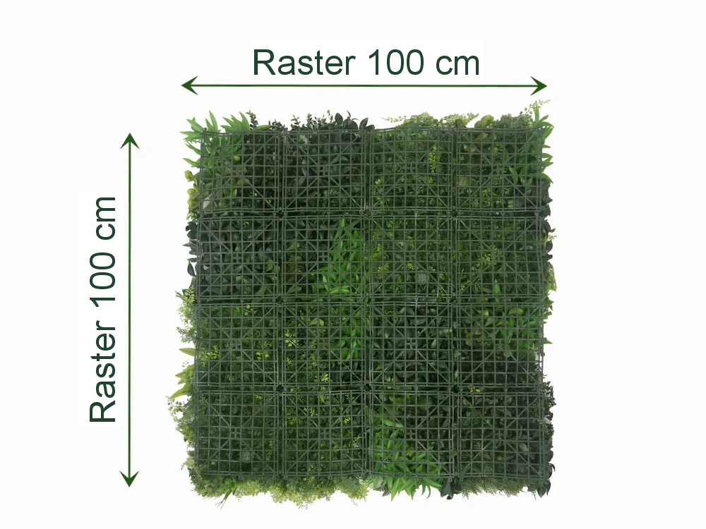 WALL GREEN fern, dielec 100 x 100 cm