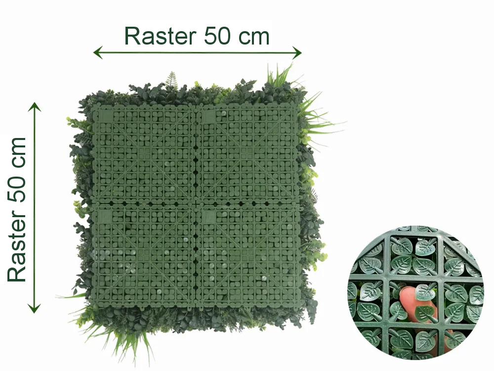 MINI WALL GREEN Dracaena, dielec 50 x 50 cm
