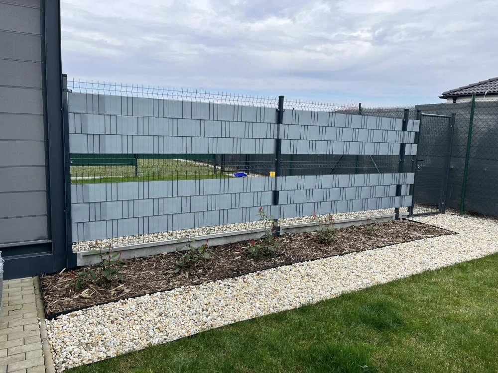 Tkaný textilný pás - granitově šedý, 4,75cm x 50m