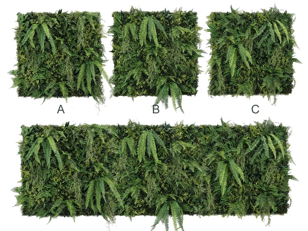 WALL GREEN Boston fern botanica, dielec 100 x 100 cm