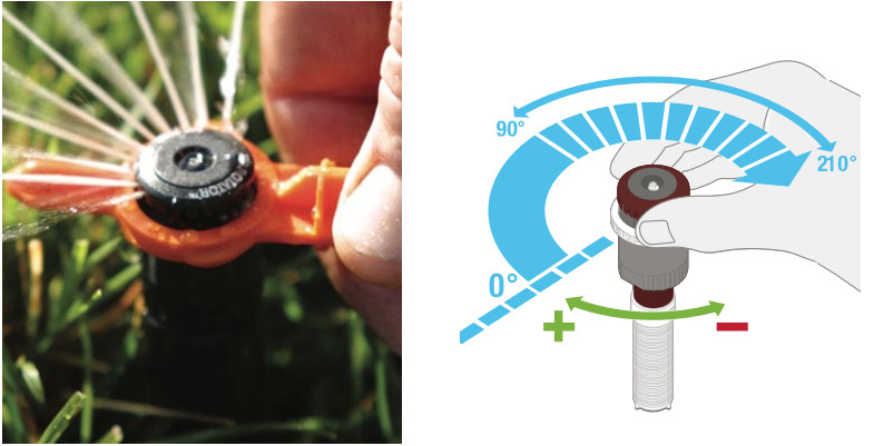 Tryska Hunter MP ROTATOR 820 , dostrek 6,1 - 7,3 m, 90 - 210°