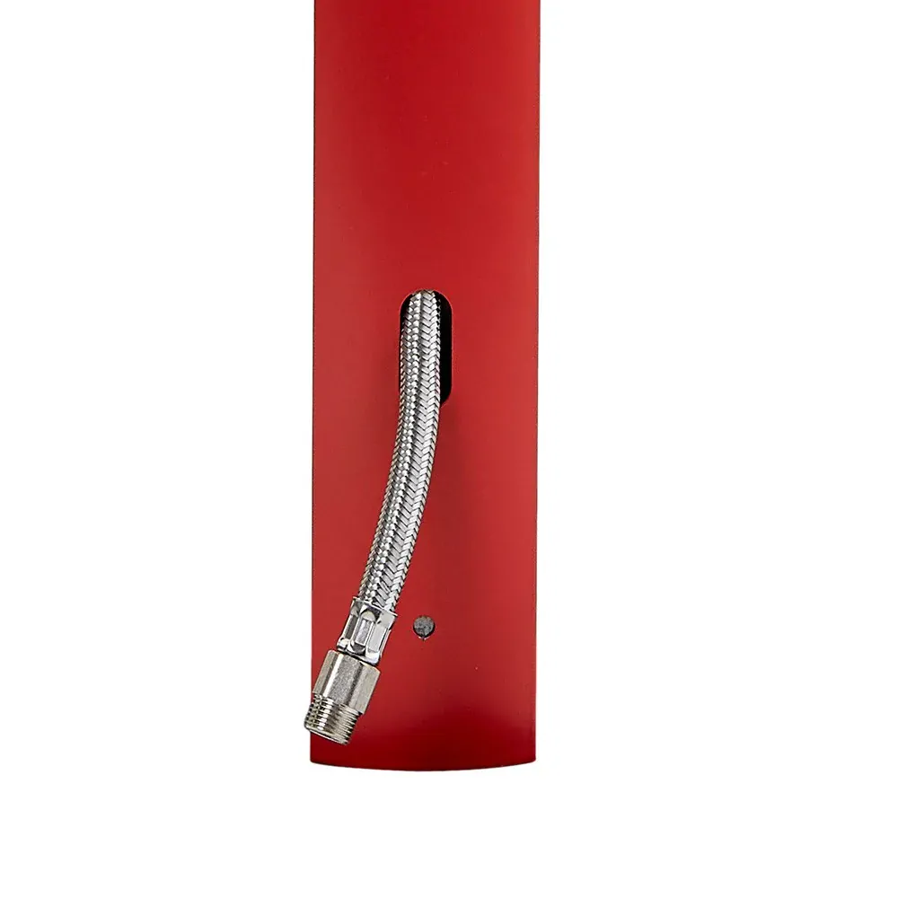 Záhradný stĺpik TOTEM - červený