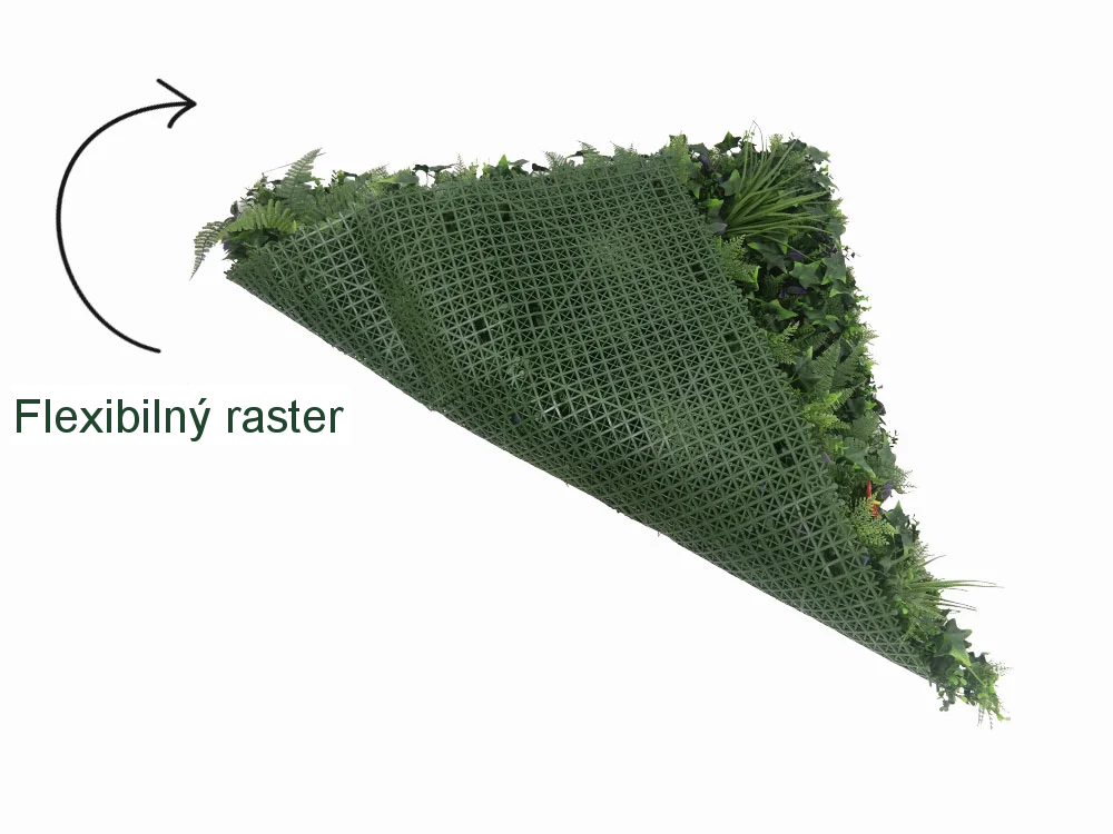 WALL GREEN Anthurium, dielec 100 x 100 cm