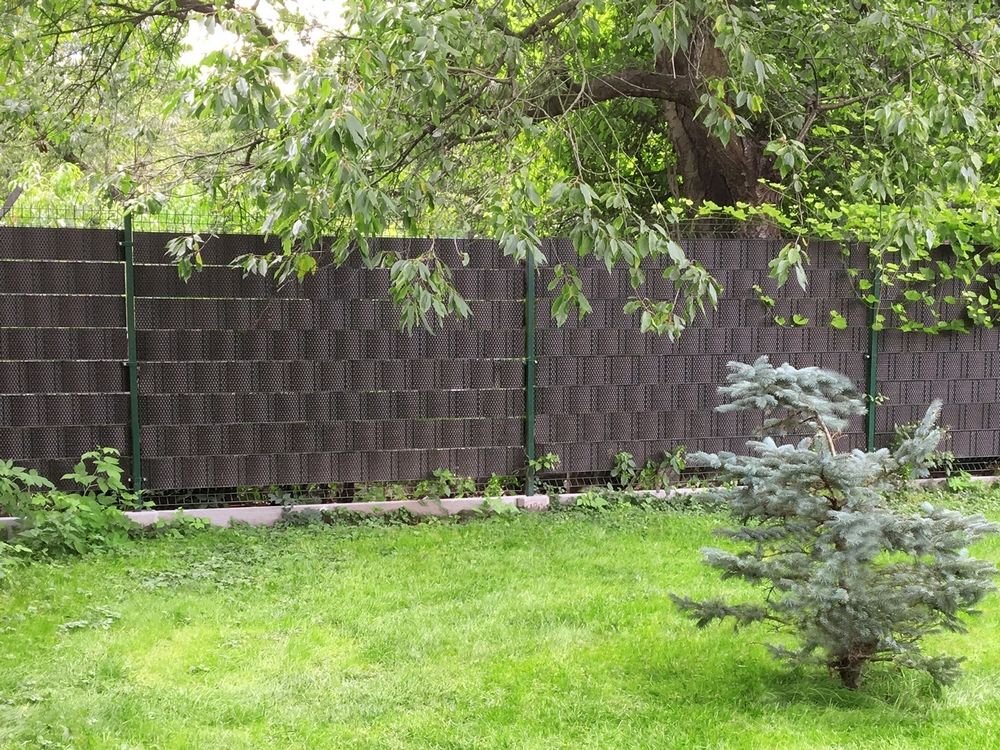 Ratanový tieniaci pás - tmavo hnedá, 19cm x 2,55m