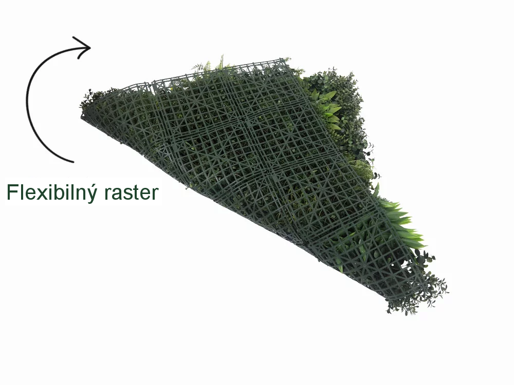 WALL GREEN color mix JUNGLE, dielec 100 x 100 cm