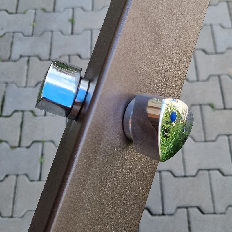 Záhradná sprcha TRIA - olivovo zelená