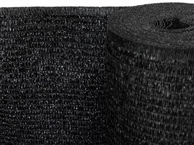 Tieniaca tkanina 200 g/m2, čierna, výška 1,8m - balenie 50m