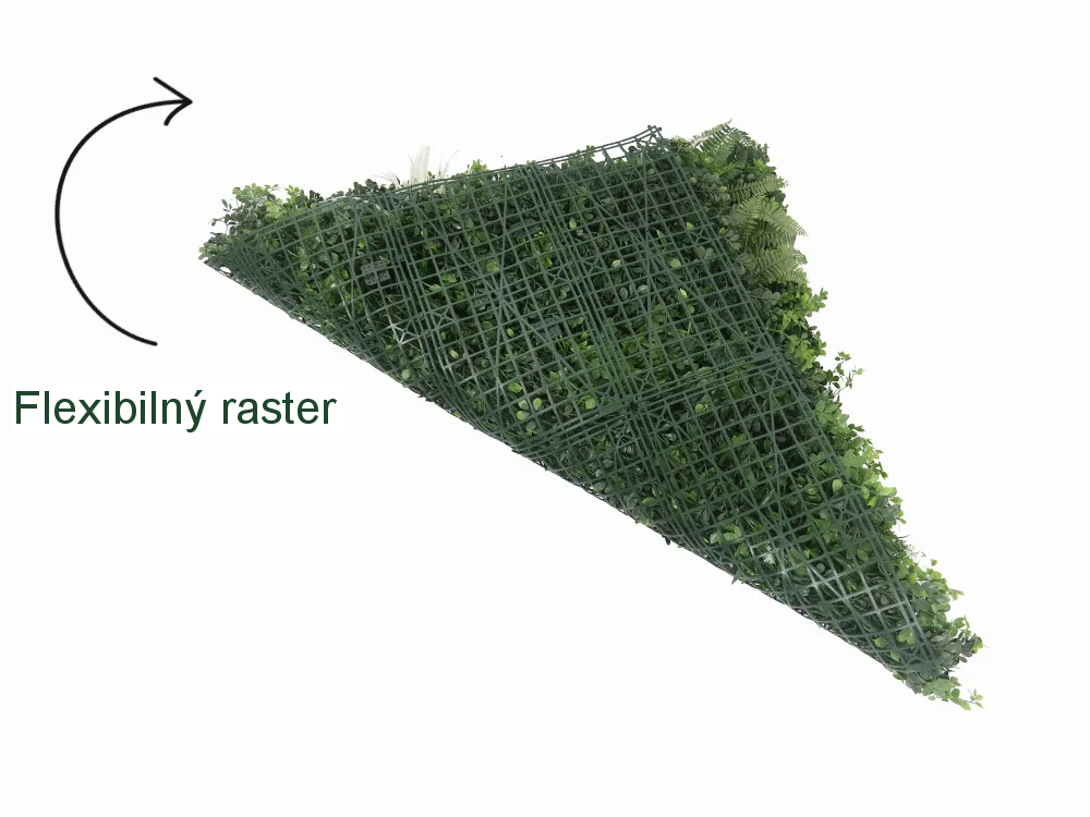 WALL GREEN color grass, dielec 100 x 100 cm