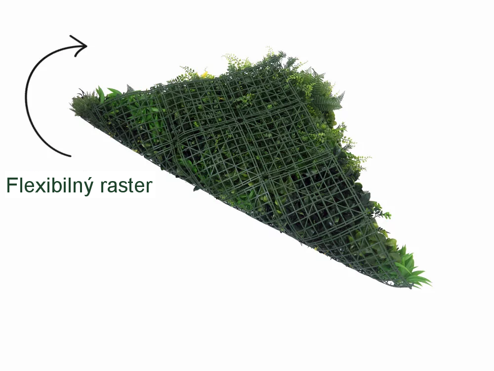WALL GREEN fern, dielec 100 x 100 cm