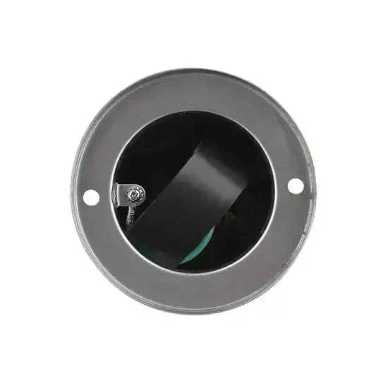 Záhradný stĺpik - 2 zásuvky, valec, strieborný