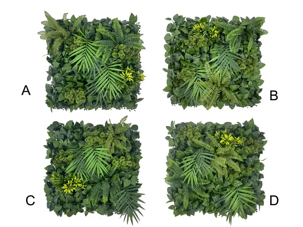 MINI WALL GREEN montain palm, dielec 50 x 50 cm