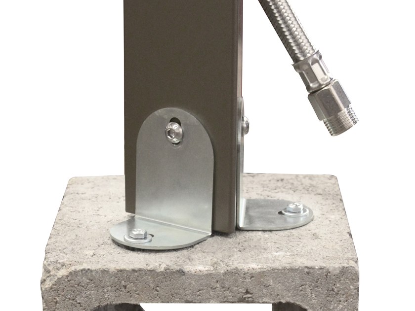 Záhradný stĺpik TRIA ELEKTRO - olivovo zelený