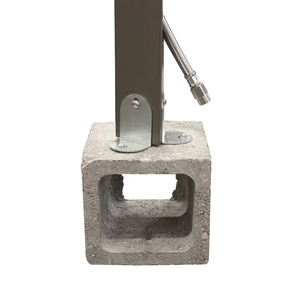 Záhradný stĺpik TRIA - bronzovo hnedý