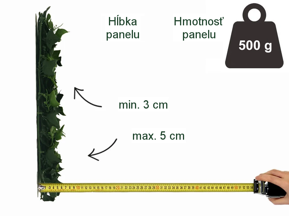 HEDERA, dielec 50 x 50 cm