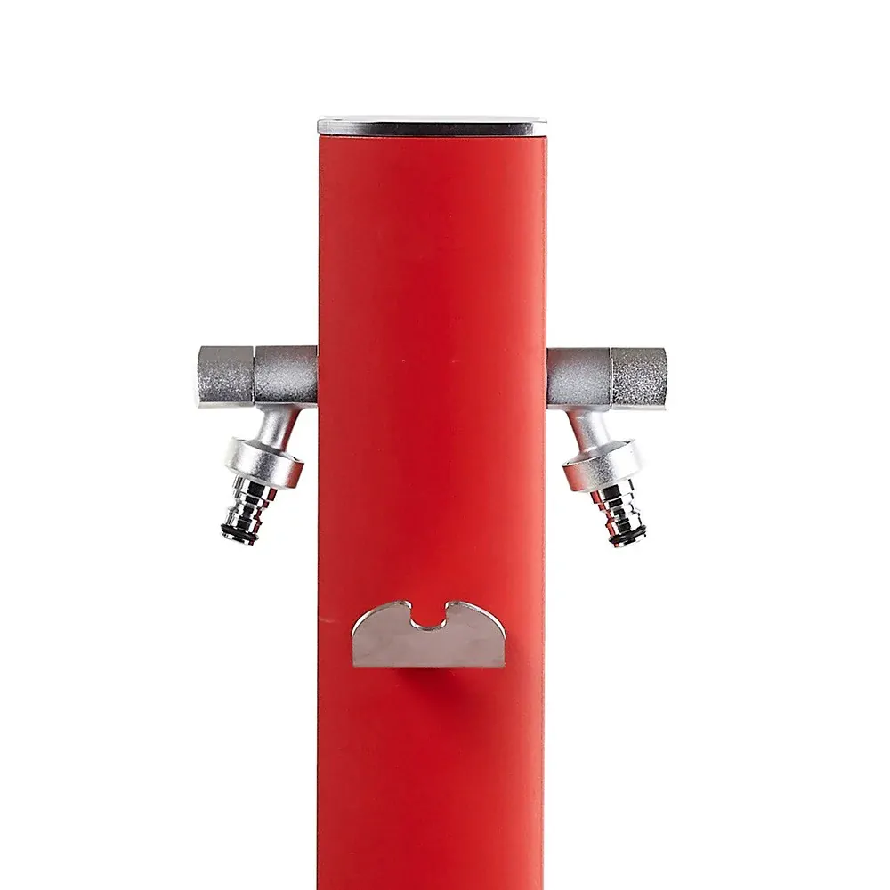 Záhradný stĺpik TOTEM - červený